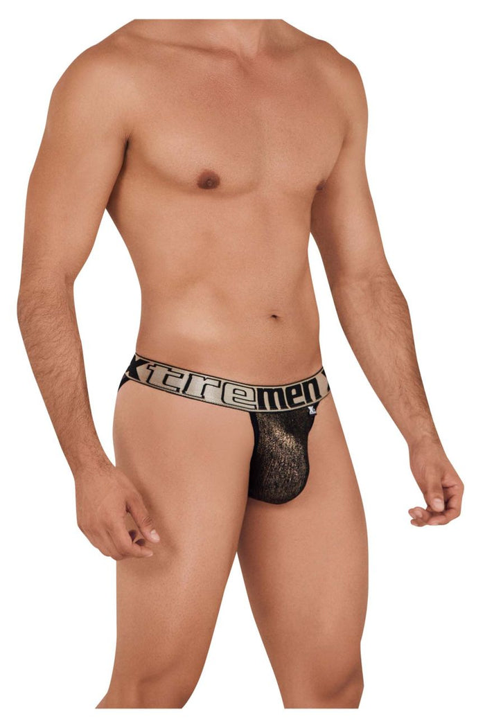 Clever Moda Xtremen 91089X Frice Microfiber Bikini Color Black