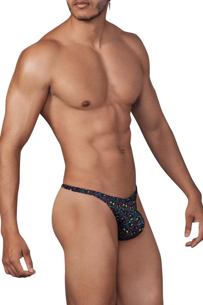 Clever Moda Xtremen 91146 Printed Microfiber Thongs Color Smiley Face