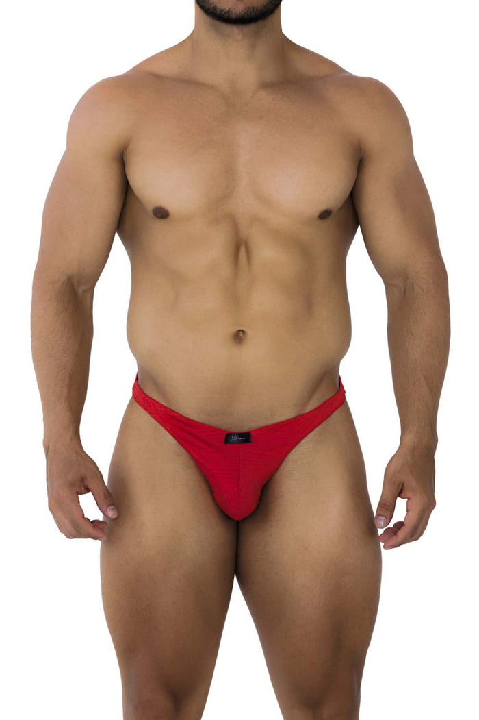 Clever Moda Xtremen 91192 Jacquard Bikini Color Red